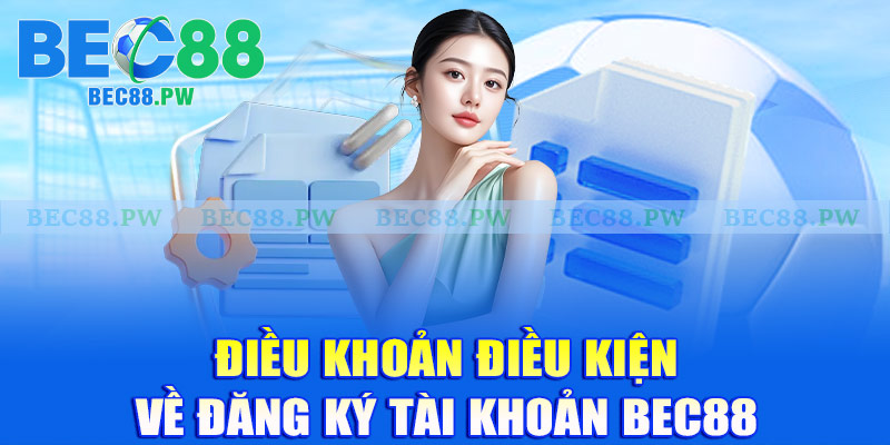 Điều khoản điều kiện về đăng ký tài khoản Bec88