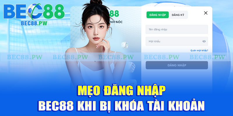 Mẹo đăng nhập Bec88 khi bị khóa tài khoản